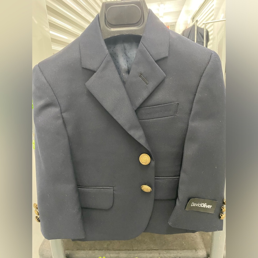 Boys Navy Sport Coat